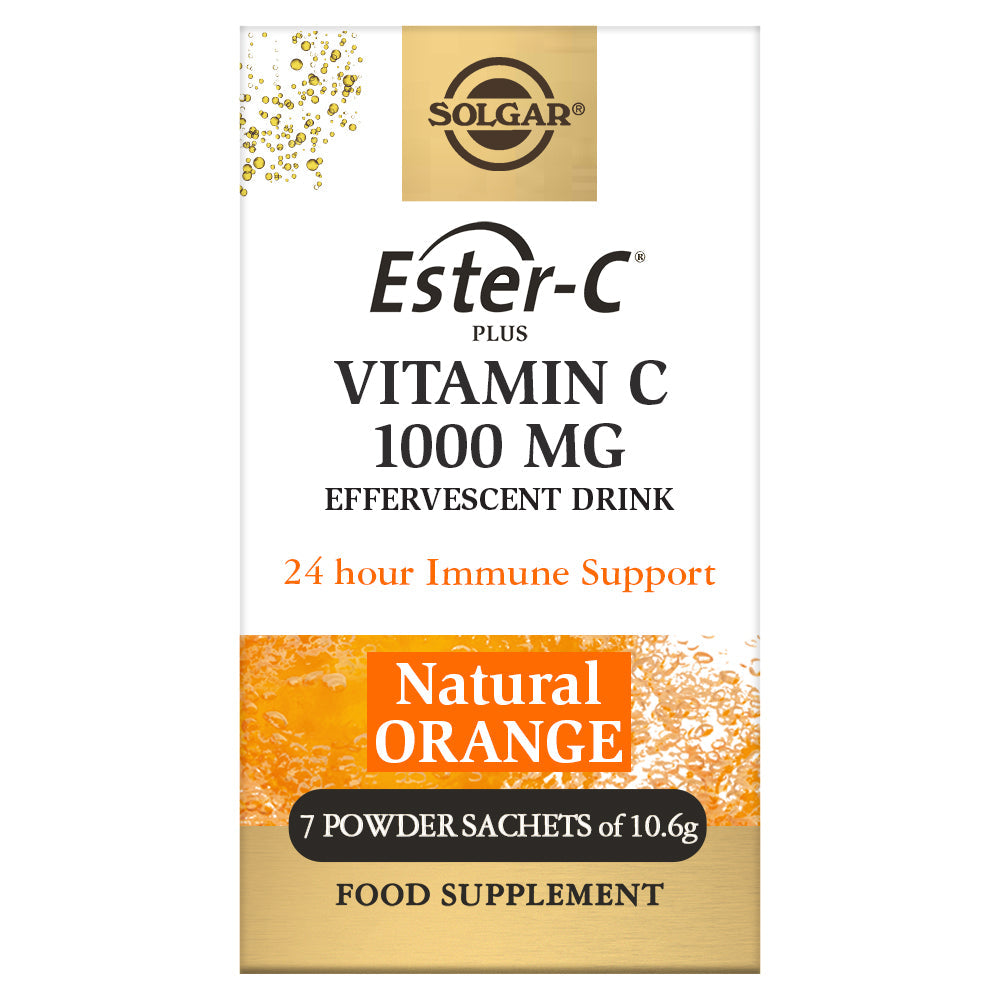 Solgar Ester-C Effervescent Drink Sachets, 7 Sachets