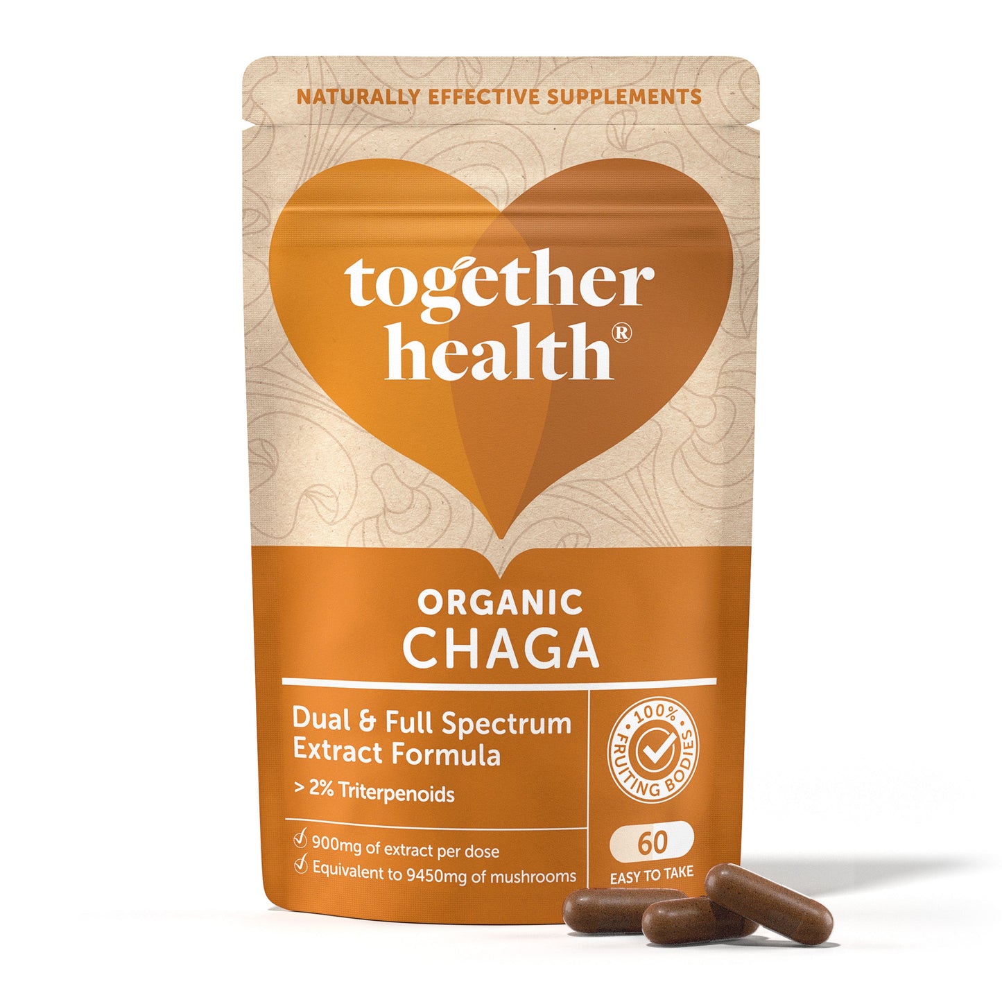 Together Health Organic Chaga, 60 Capsules