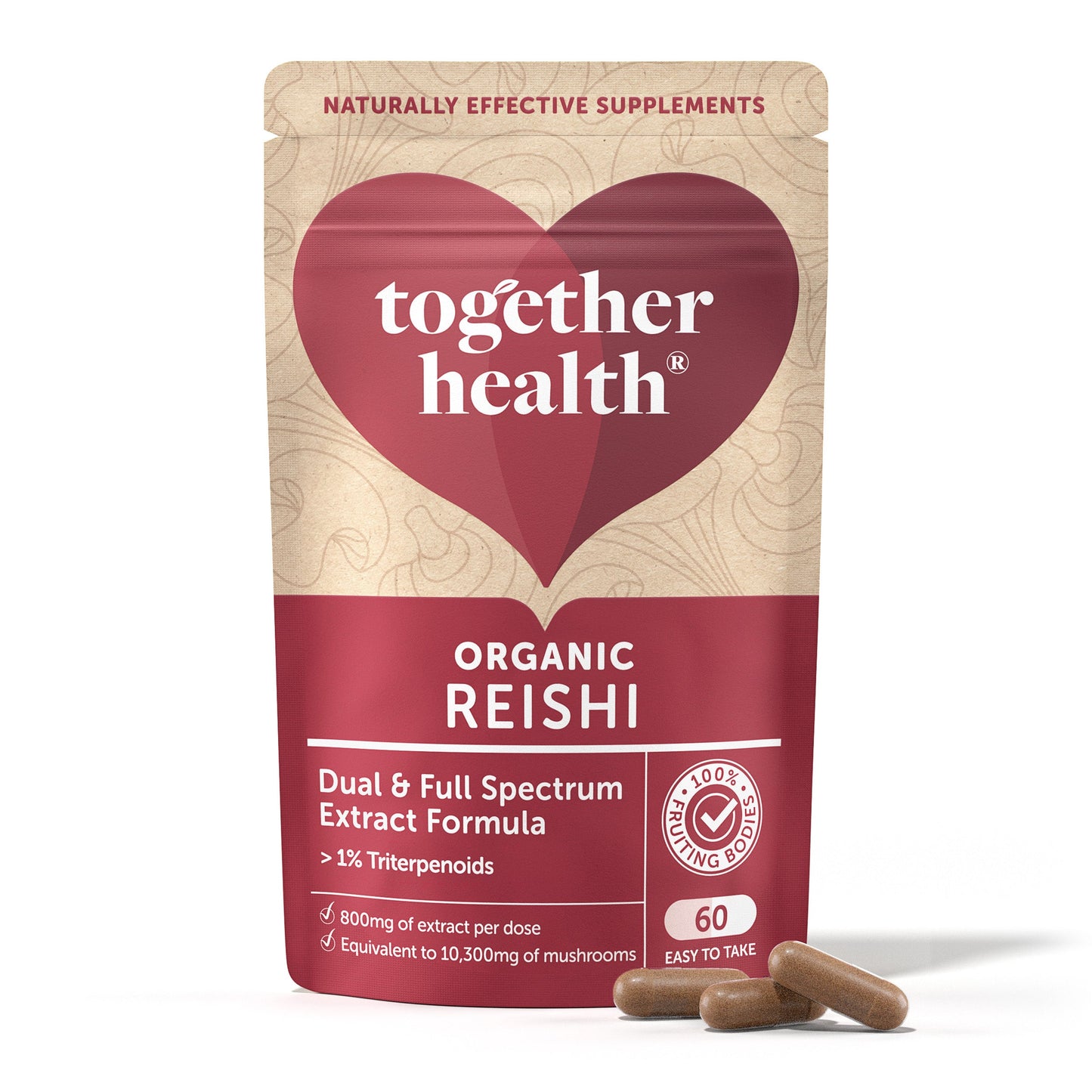 Together Health Organic Reishi, 60 Capsules