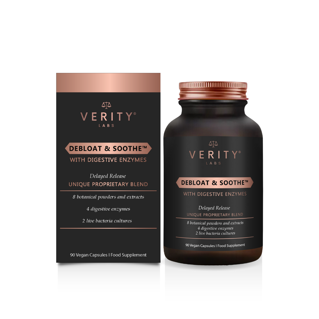 Verity Labs Debloat & Soothe, 90 Capsules