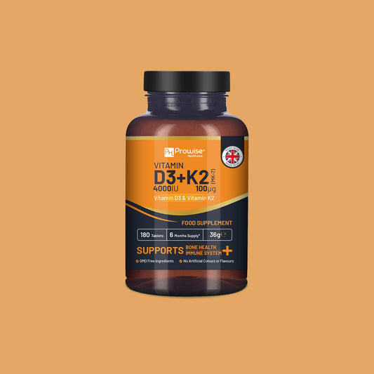 Vitamin D3 with Vitamin K2 MK7 180 Tablets