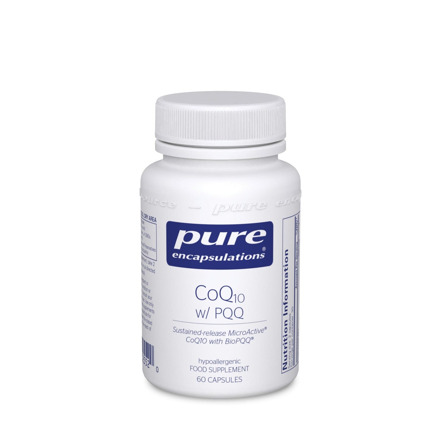 Pure Encapsulations CoQ10 -SR with PQQ, 60 Capsules