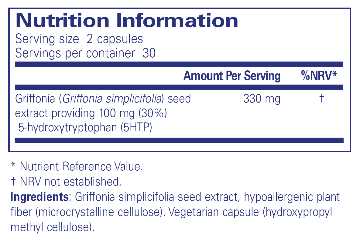 Pure Encapsulations Griffonia Extract, 60 Capsules