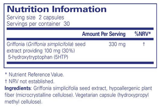 Pure Encapsulations Griffonia Extract, 60 Capsules