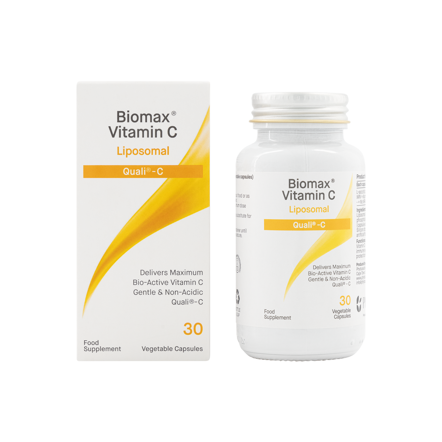 Phytoceutics Biomax Vitamin C Liposomal, 30 Capsules